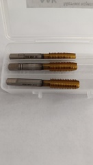 Метчик ручной компл. DIN-352/3 М8 HSSE INOX TiN HT-080X
