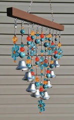 Колокольчик металлический, для декора и творчества, размер 4,5 см, цвет серебряный, набор 5 шт.