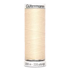 Нить Sew-All 200 м, Gutermann, 414 св.кремово-бежевый