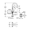 GROHE Atrio 21022DC3 Смеситель для раковины