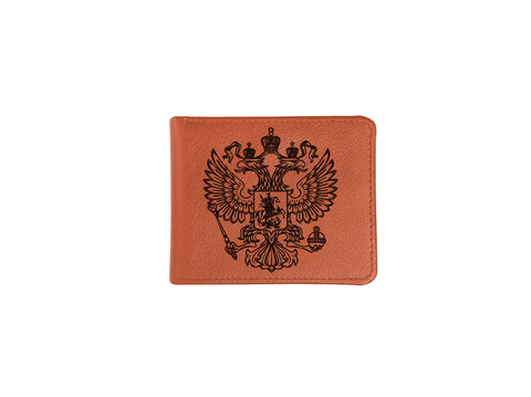 Купюрница "ГЕРБ РФ", рыжая