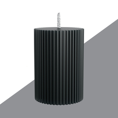Декоративная свеча 7х10см SCANDYLAB Empire Black SL-ES04