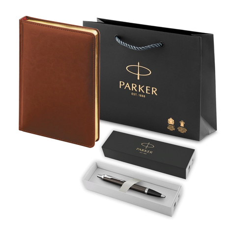 Подарочный набор - Parker IM, шариковая ручка + ежедневник