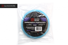 GlossWork Foam Polishing Pad Полировальный круг средней жесткости 125 мм, синий