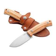 Фото Нож с фиксированным клинком LionSteel M2M, сталь M390, рукоять оливковое дерево