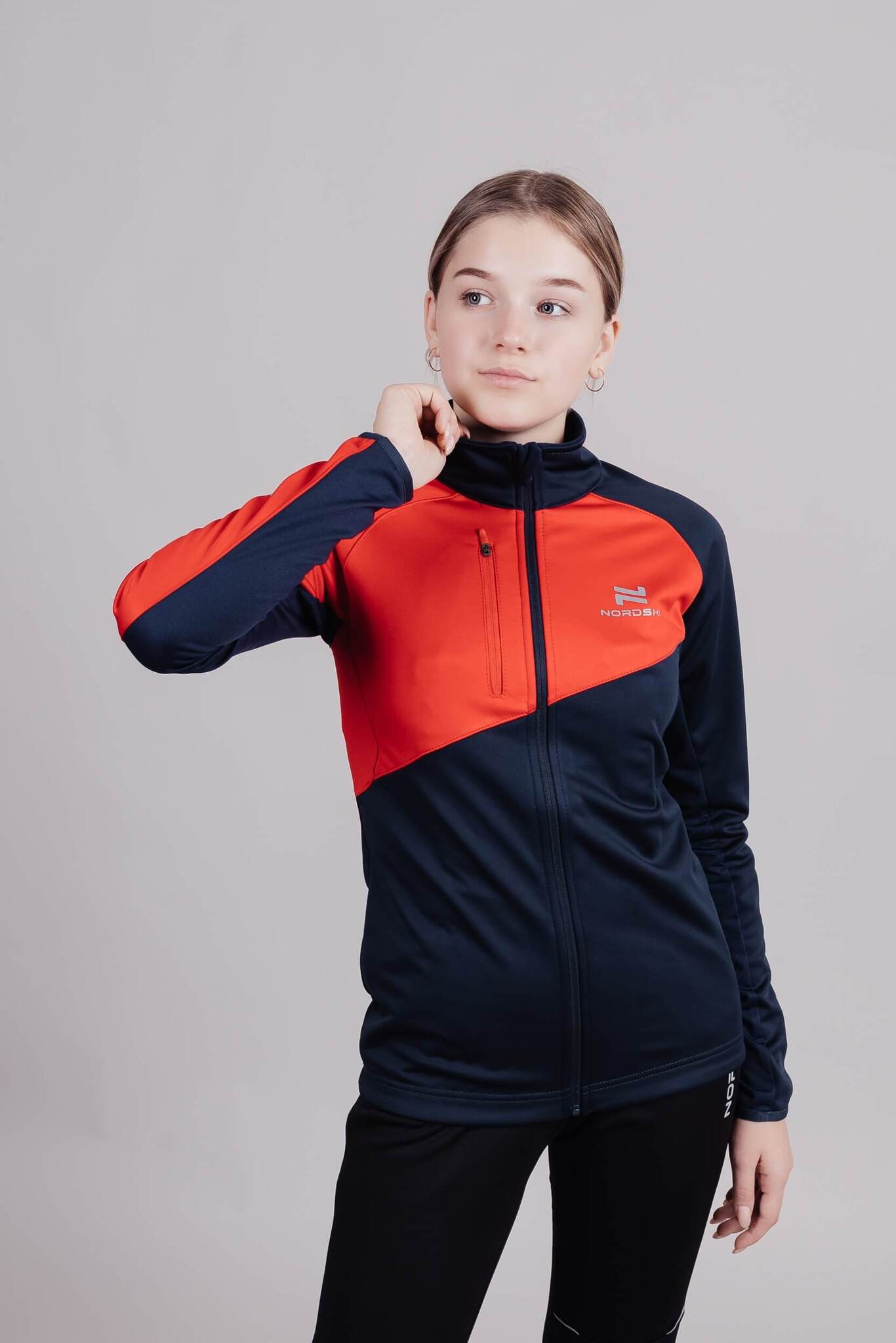 Nordski Jr Premium лыжный костюм детский blueberry-red - 2