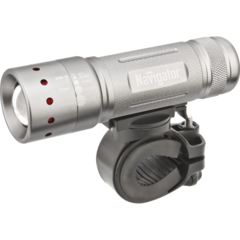 Фонарь Navigator 94 964 NPT-B01-3AAA Вело,2крепл. Gree 1Led*5Bt