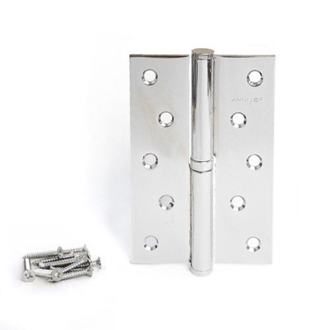 Петля дверная APECS 120x80-B Steel CR L хром левая (1 шт)