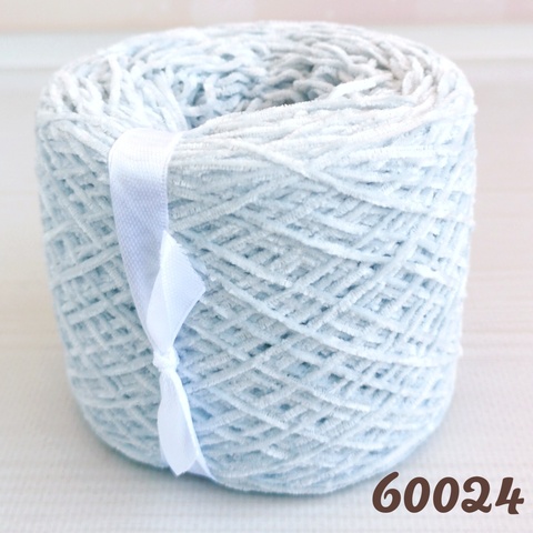 Велюр бобинный 600м/100гр (1,5мм) 60024, Пыльный голубой