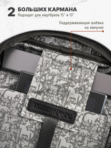 Кожаный рюкзак чёрного матового цвета
