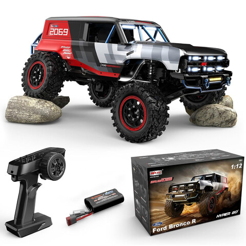 Радиоуправляемый краулер MJX Hyper Go H12P Ford Bronco R Brushless 4WD 1:12 - MJX-H12P