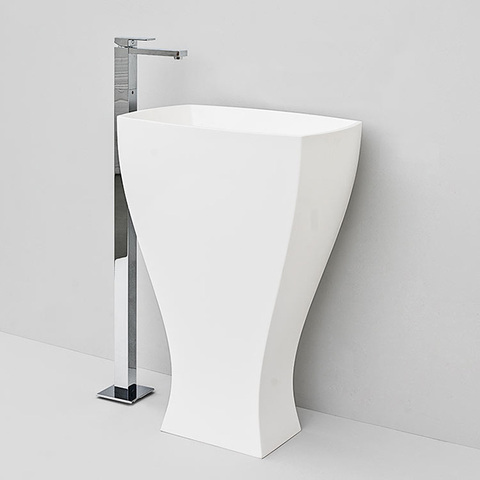 ArtCeram Jazz JZL006 01 00 Раковина отдельностоящая с сифоном, 60х48х85см, цвет белый глянцевый