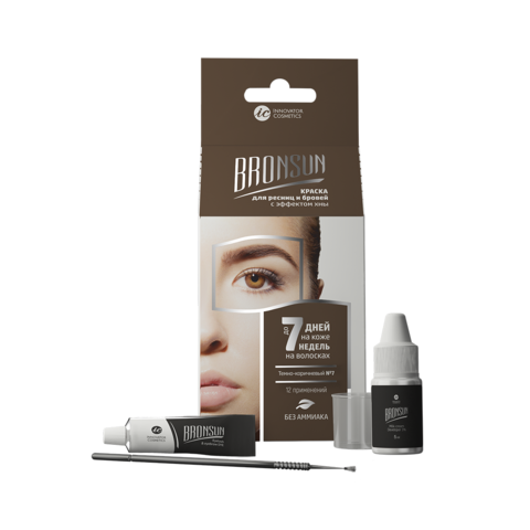 Набор для дом. окраш. BRONSUN, цвет темно-корич. #7 Хит!