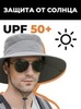 Картинка шляпа Skully Wear Wide Brim white - 2