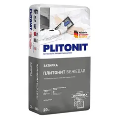 Затирка цементная Plitonit 20 кг