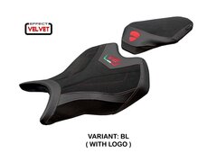 DSTV225RV TPZ VELVET COMFORT SEAT COVER W/ LOGO (P V2 2025, SF V2 2025)
