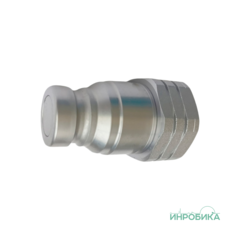 Ниппель (папа) стальной БРС серии ISO 16028 Flat Face