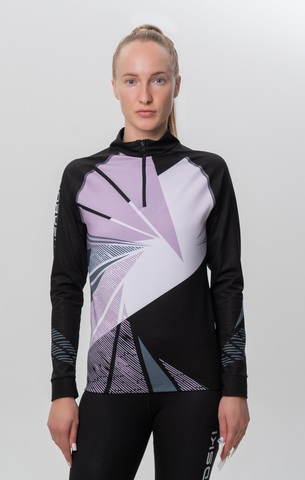 Женский лыжный гоночный костюм Nordski Heat black-lavender