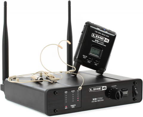 LINE 6 XD-V55HS (TAN) цифровая беспроводная система с головной гарнитурой телесного цвета, 12 каналов