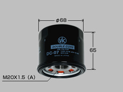 Фильтр  масляный  VIC  Double Core  DC-07 (C-901)