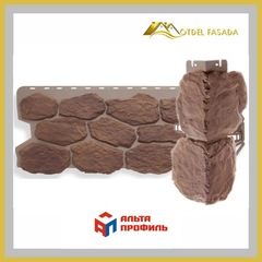 Фасадная панель Альта-Профиль Камень Бутовый Скифский 1030*440мм 0,45м2