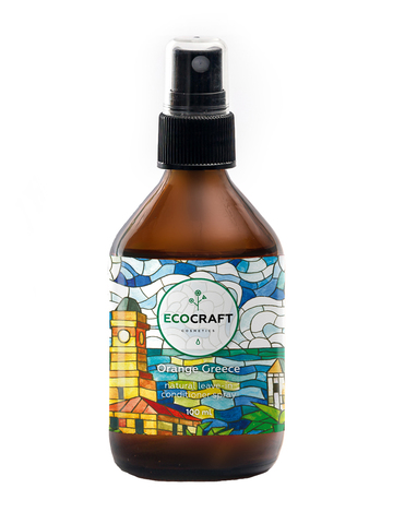 ECOCRAFT Несмываемый спрей-кондиционер для блеска, гладкости и упругости волос Orange Greece Апельсиновая Греция (100 мл)