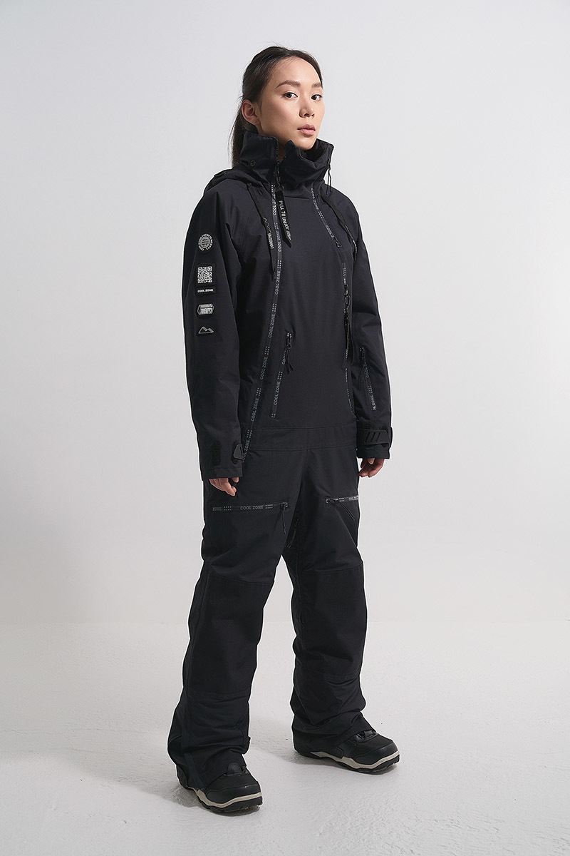 Cool Zone CRUSH комбинезон женский горнолыжный черный - 6