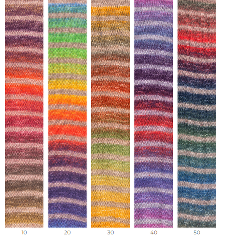 Laines Du Nord Print Sock 040