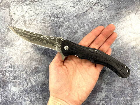 Складной нож Скопарь02, сталь 9Cr18MoV, G10