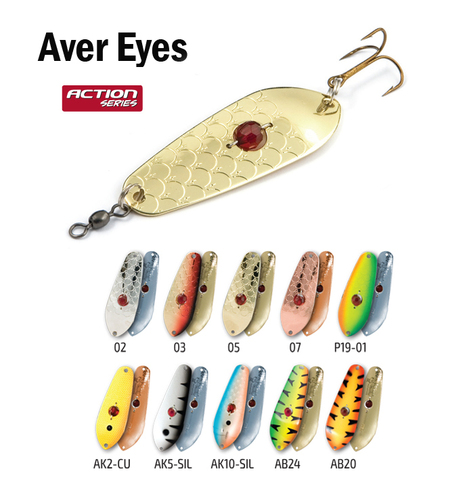 Блесна колеб. Akara Action Series Aver Eyes 70 21 гр. 3/4 oz. Р19 01