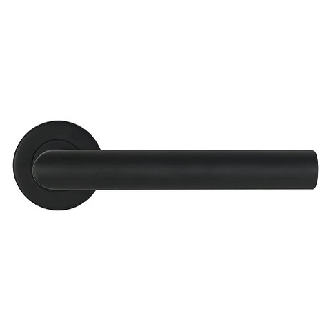 Ручка раздельная АЛЛЮР 1801SS INOX BL матовый черный