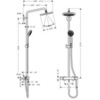 Hansgrohe Croma 27188000 Душевая система внешнего монтажа с термостатом 121 см с верхней лейкой 22х22 см