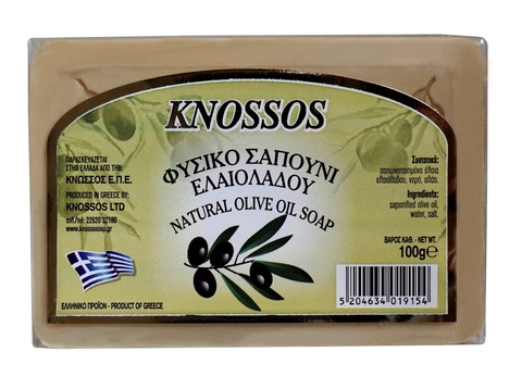 Оливковое мыло Knossos белое 100 гр