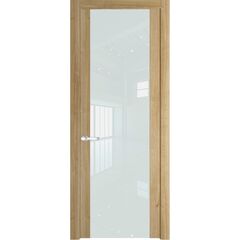 Межкомнатная дверь Profil Doors 1.7N дуб карамель остеклённая