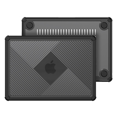 Двухкомпонентный чехол для ноутбука MacBook Air 15.3 (2023, 2024-2025) от Dux Ducis, серии LCGH Series Protective Case