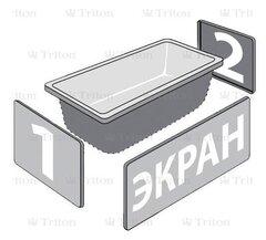 Ванна акриловая Triton Алекса 170*75