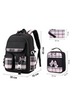 Картинка рюкзак школьный Skully 3291 Black - 8