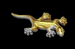 Силиконовый молд № 538 Ящерица правая малая