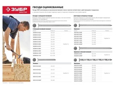 ЗУБР 50 x 2.5 мм, цинк, 5 кг, ершеные гвозди (305140-25-050)