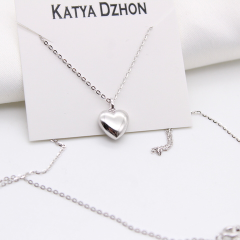 Цепочка heart silver