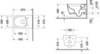 Duravit ME by Starck 2529092000 Унитаз подвесной 370х570х355 безободковый, антибактериальное покр.