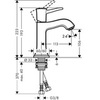 Hansgrohe Metropol Classic 31301000 Смеситель для раковины однорычажный