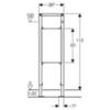 Geberit Duofix 111.790.00.1 Инсталляция для поручней