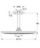 GROHE Rainshower 26067AL0 Душ верхний с кронштейном