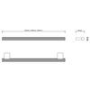 Decor Walther OF.LINE 0670220 Полотенцедержатель, цвет: Champagner