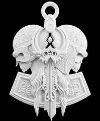 Силиконовый молд Скандинавский Оберег