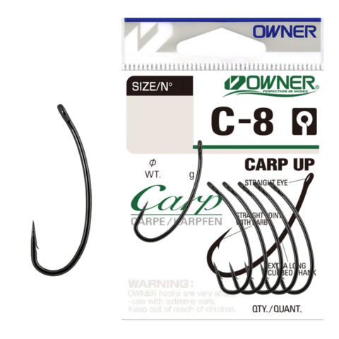 53268 № 2 Крючки OWNER C-8 Carp Up / продажа от 5 уп.