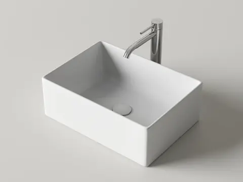 Ceramica Nova CN6087 CN6087 Раковина накладная Ceramicanova Адель (Adele) 455x335x160, белый