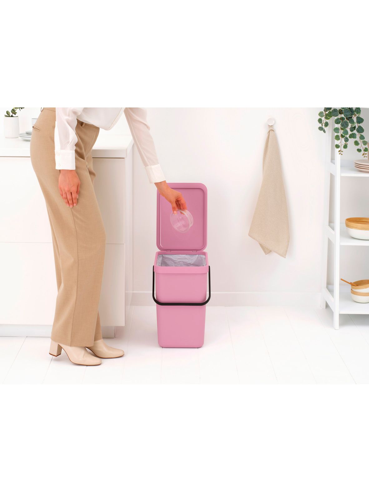 Встраиваемое мусорное ведро Sort&Go (25 л), Лилово-розовый, арт. 255502 - фото 5