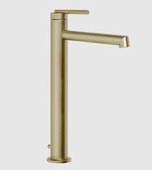Gessi Ingranaggio 63505#727 Смеситель для раковины, цвет-Brushed Brass PVD фото